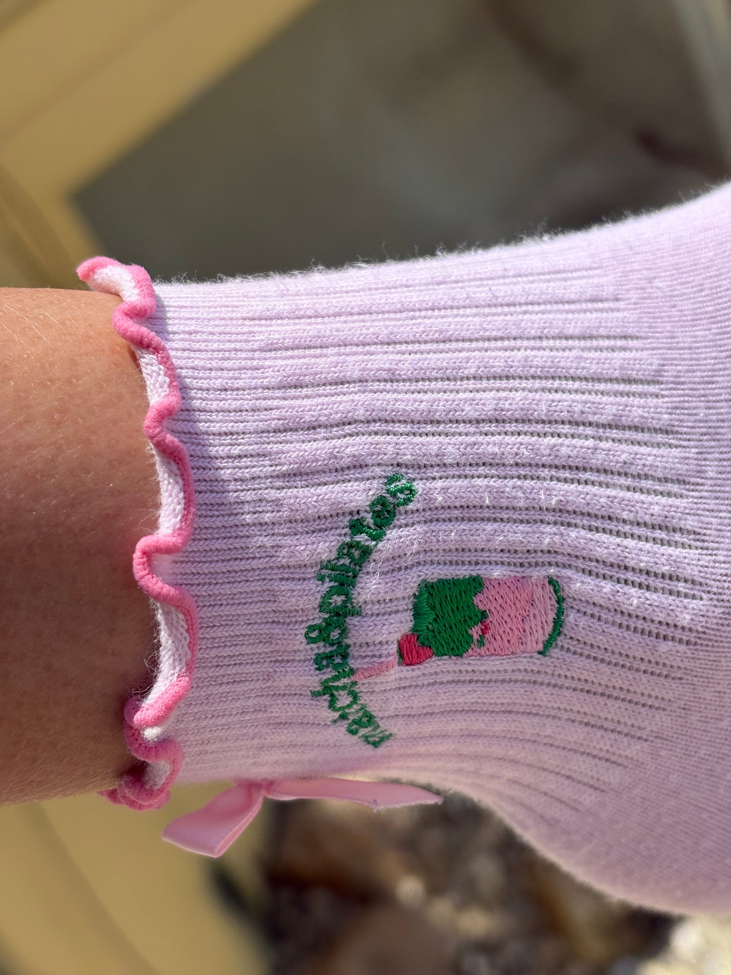 Matcha grip socks