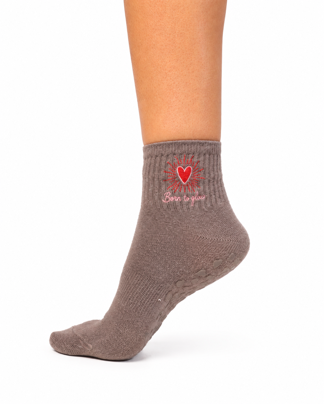 Born to Glow Grip Socks