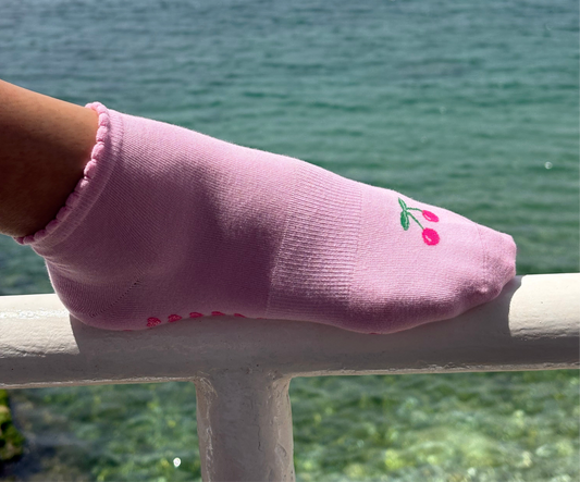 Cherry Blossom grip socks