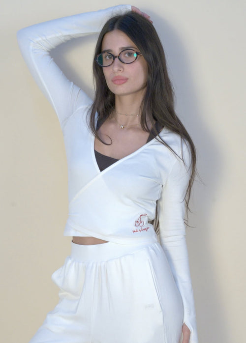 Buttercream wrap around jacket