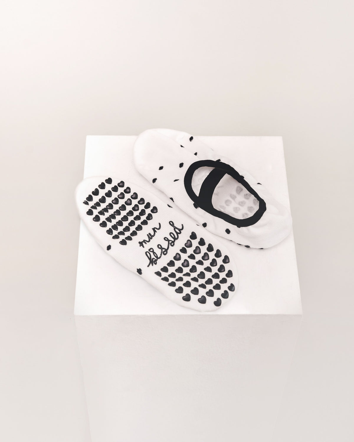Polka Princess Grip sock