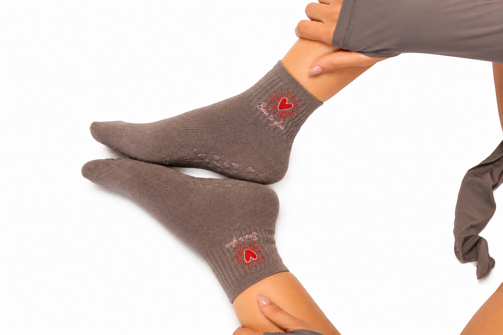 Born to Glow Grip Socks