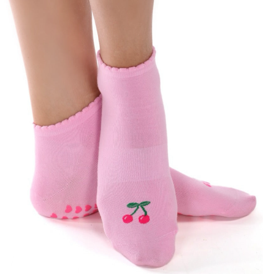 Cherry Blossom grip socks