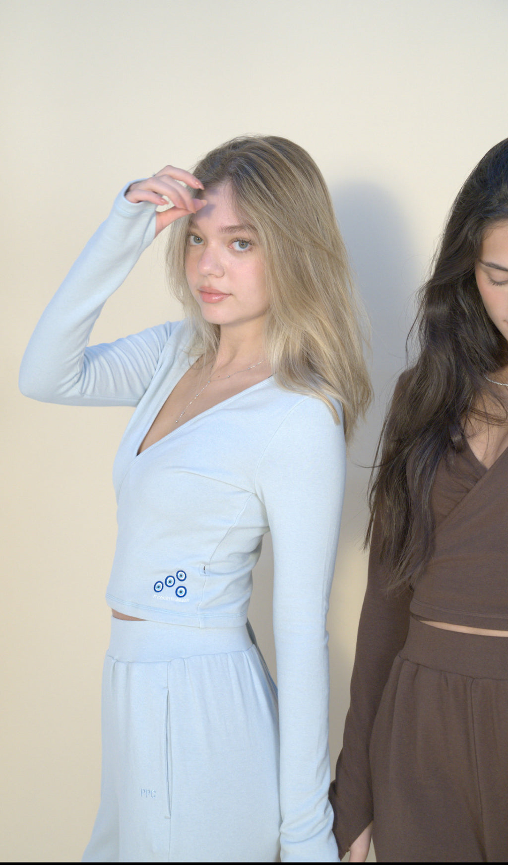 Slate Blue wrap around jacket