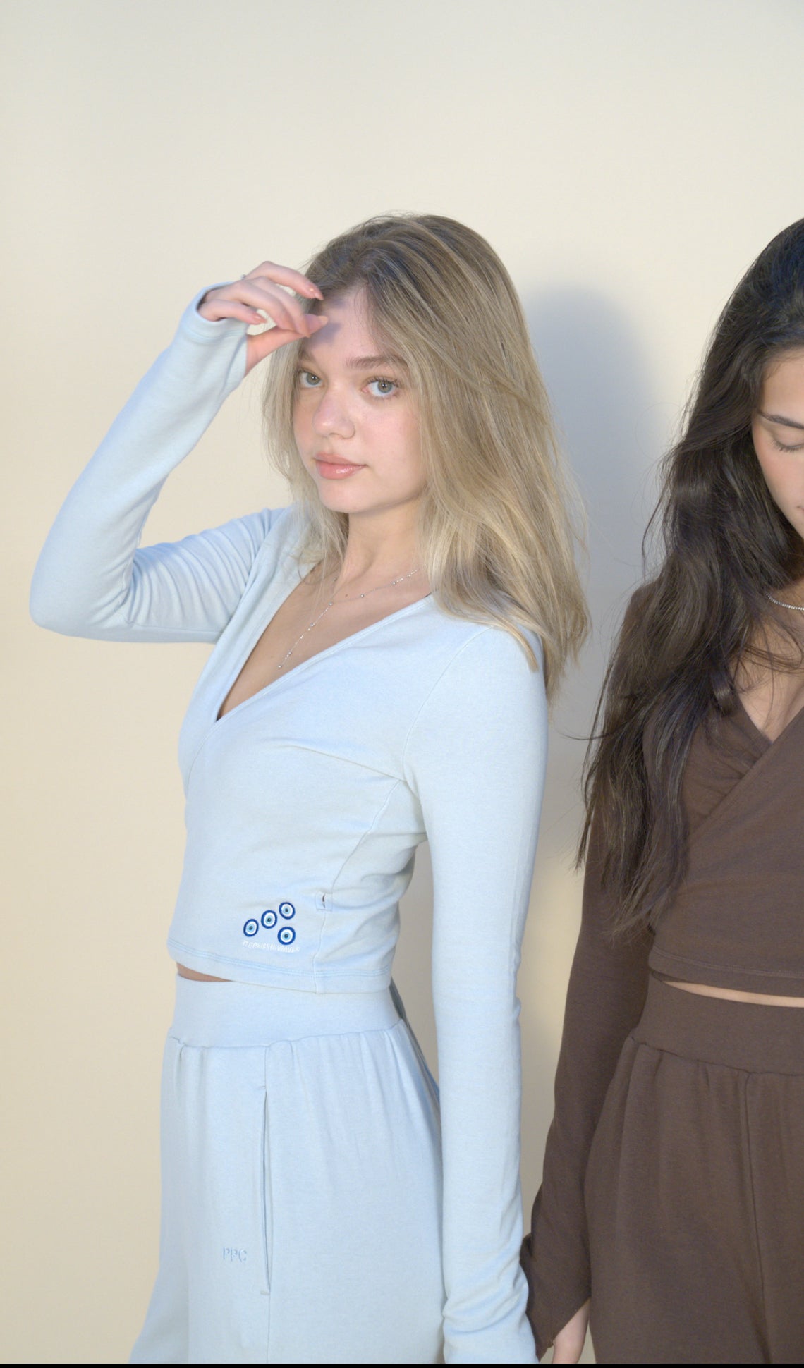 Slate Blue wrap around jacket