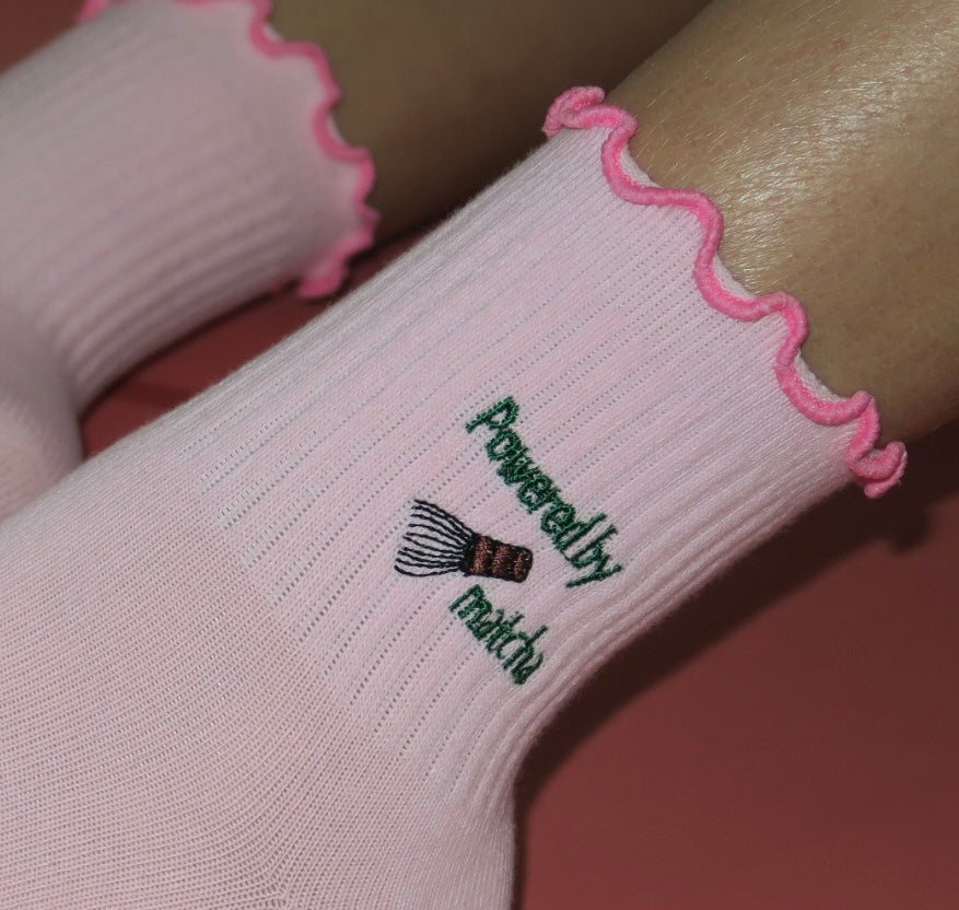 Powered by Matcha Grip Socks