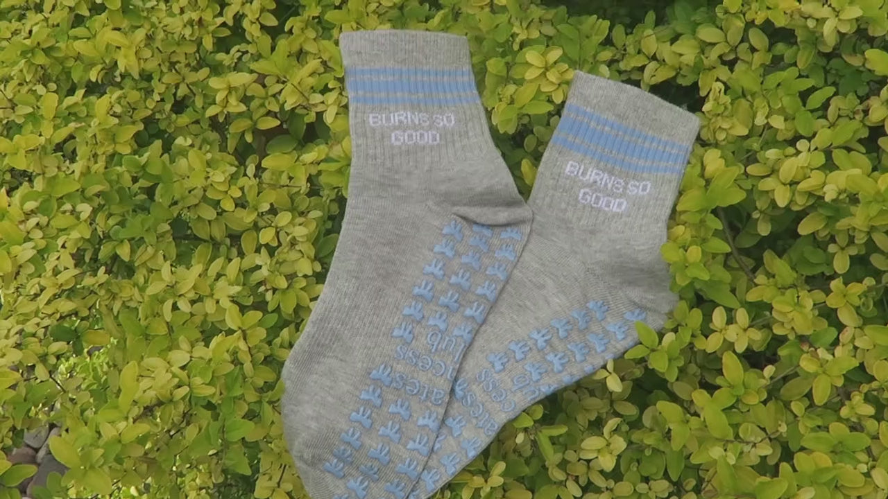 Burns So Good Grip Socks
